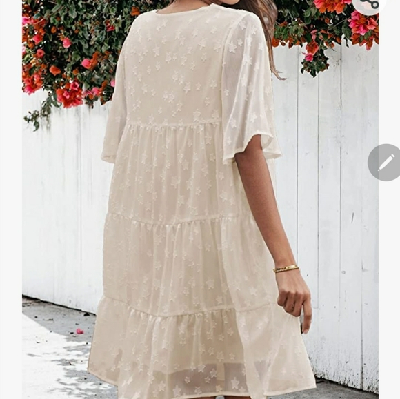 Kirundo Womens Short Sleeve Mini Dress Flowy Casual - Picture 2 of 11